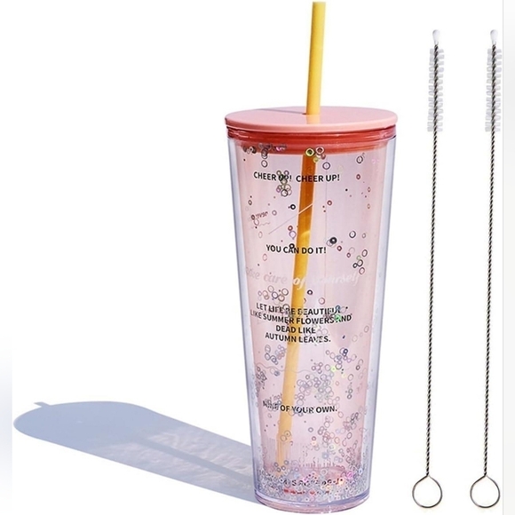 Amazon Other - 27oz Tumbler With Lid And Straw